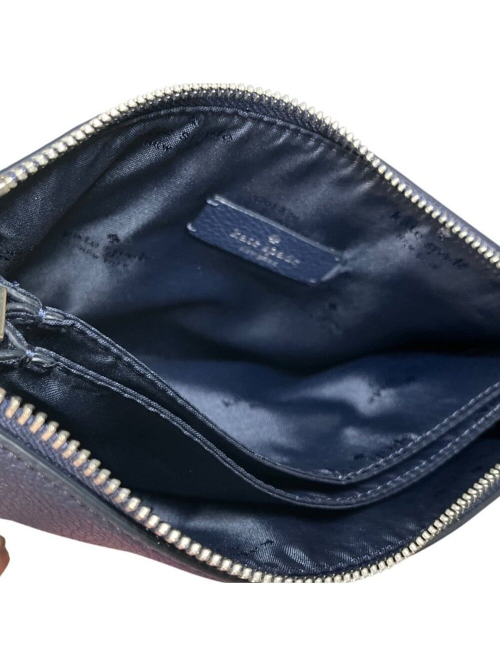 Kate Spade Leila Triple Gusset Crossbody Bag Blue Floral With Adjustable Strap - Picture 6 of 6